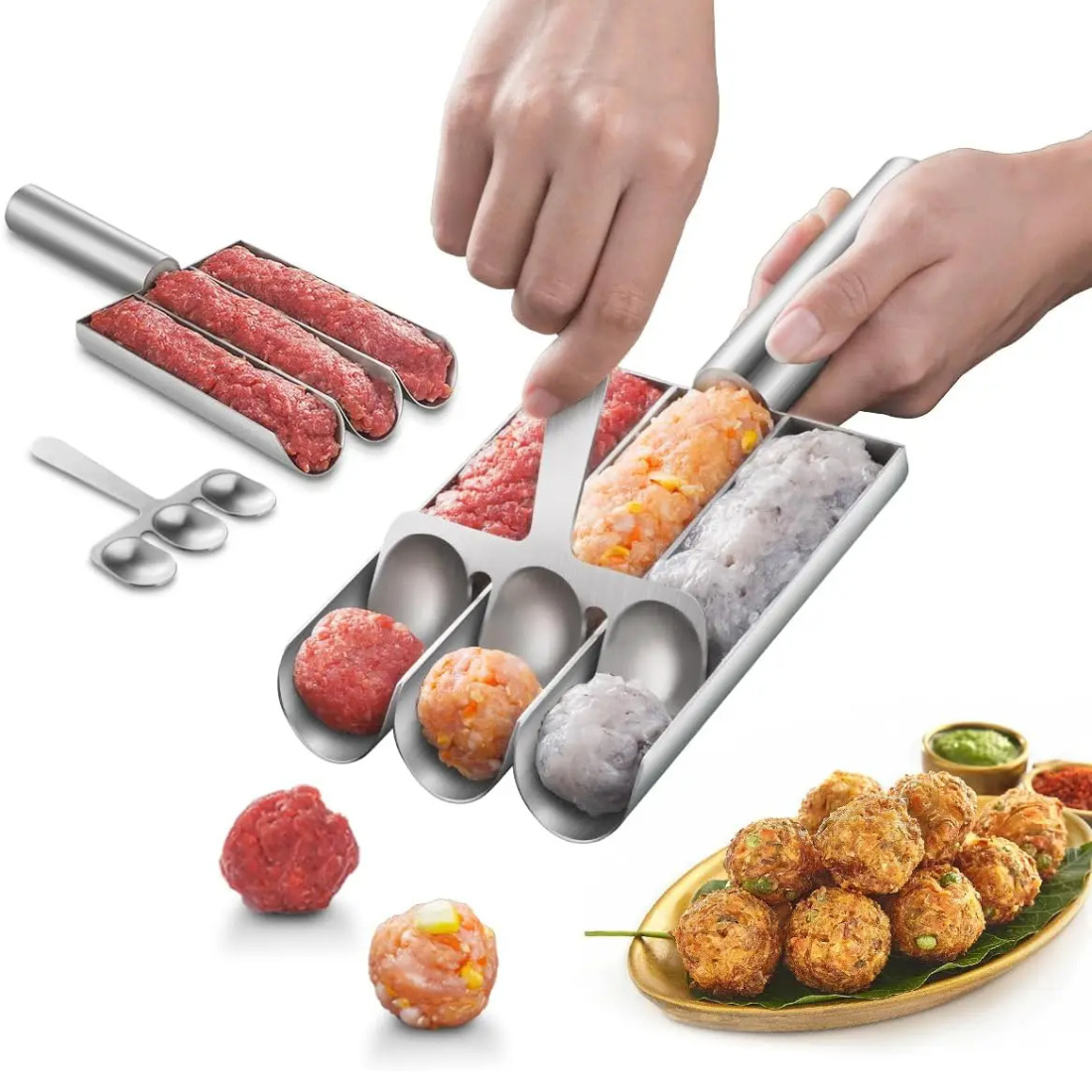 Triple Meatball Maker - FREE SHIPPING!