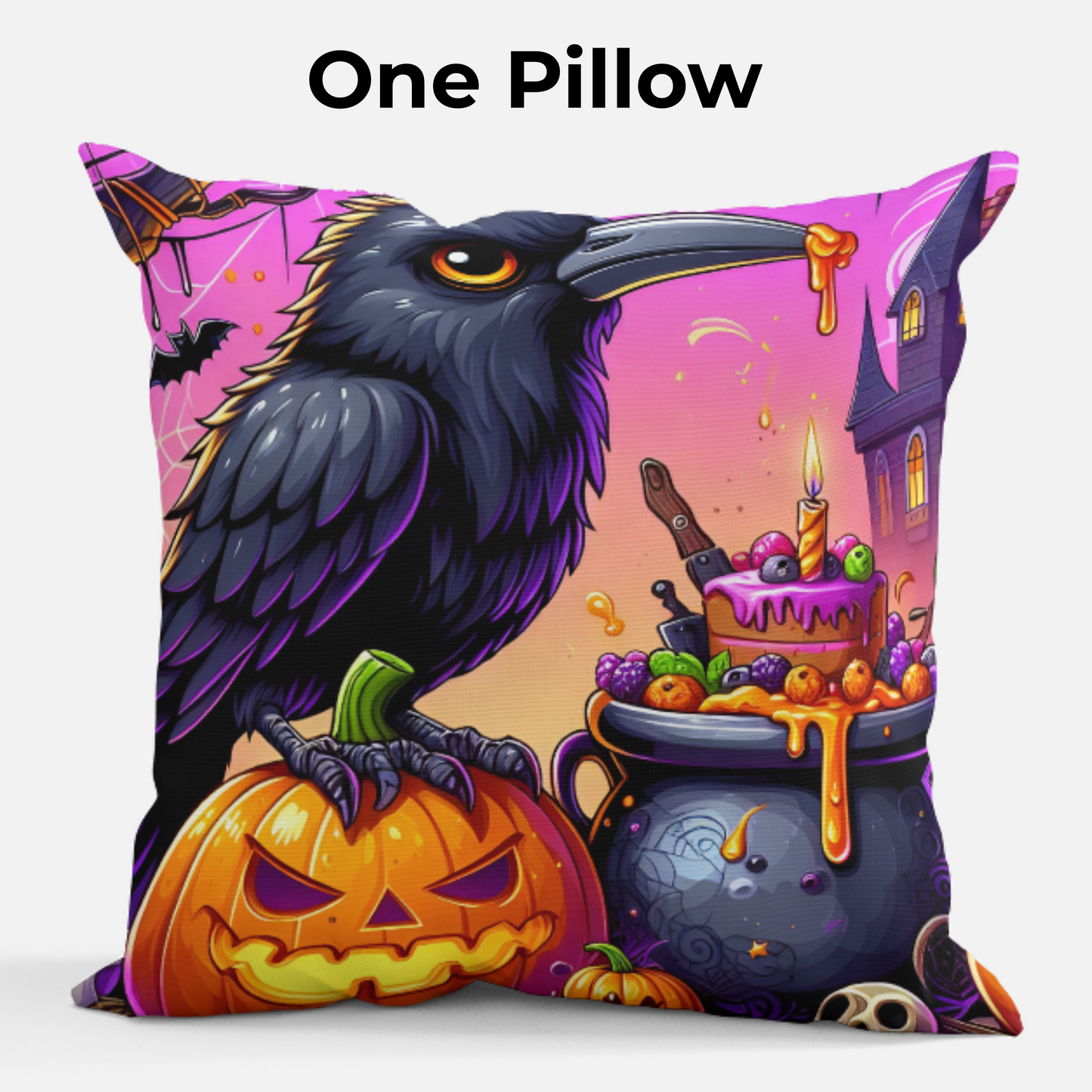 Cauldron Cackle Pillow (Free Shipping)