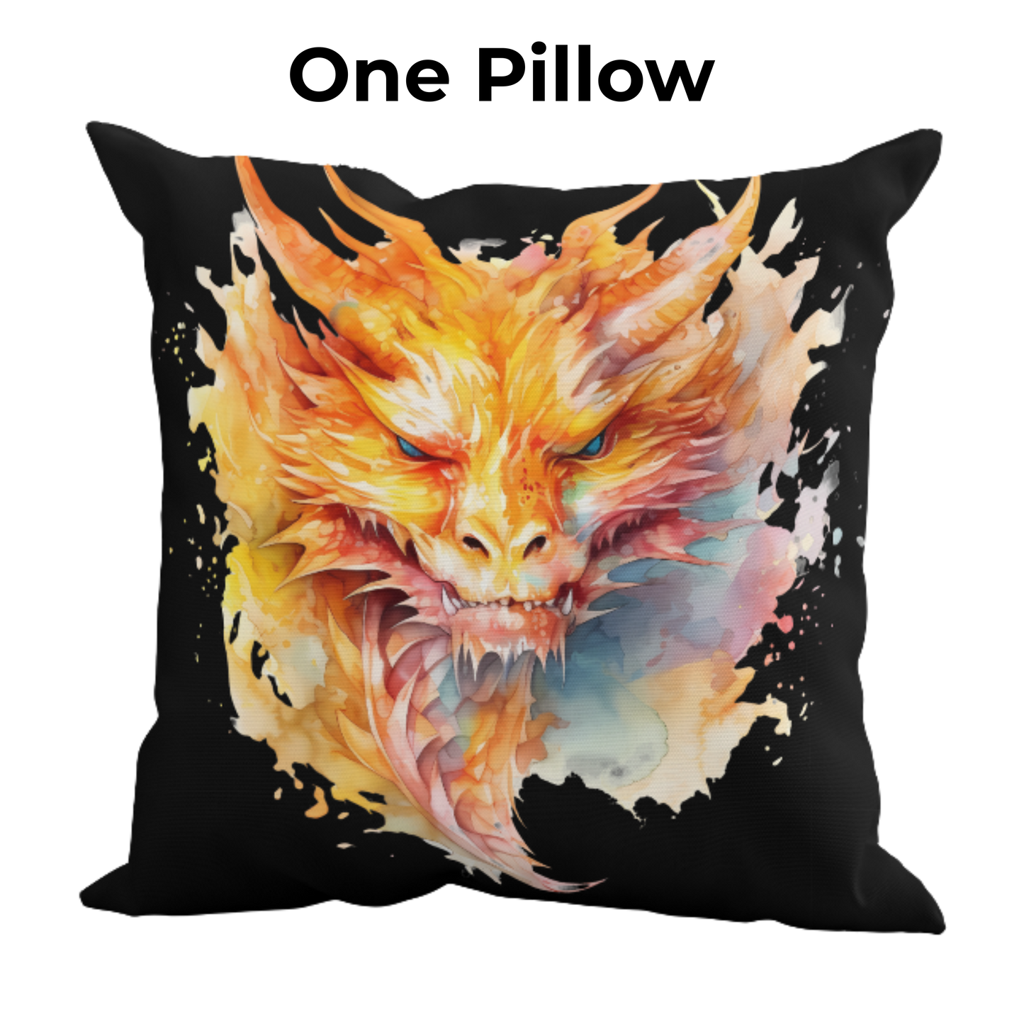 Dragon of the Dawn Pillow (free shipping)