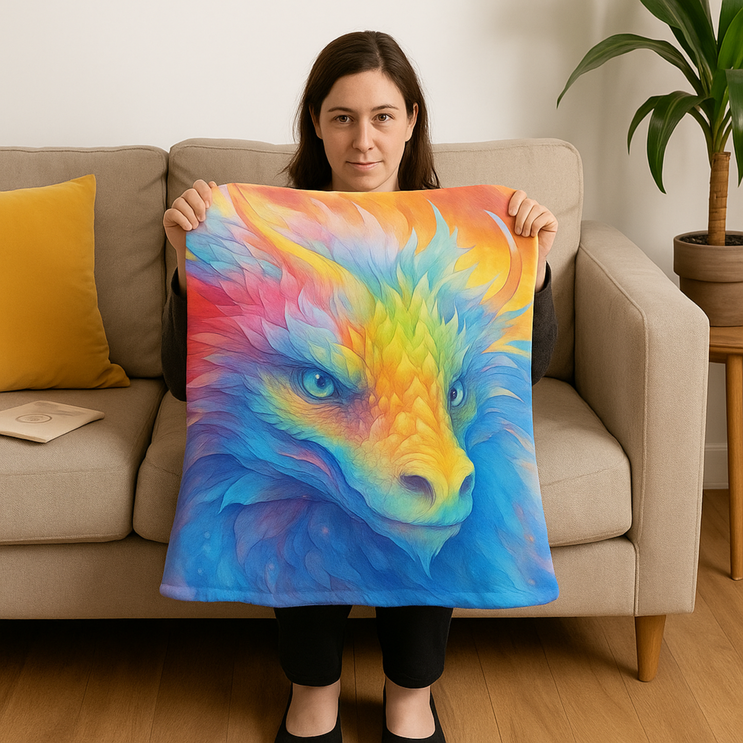 Dragon Guardian Throw Blanket (Free Shipping)