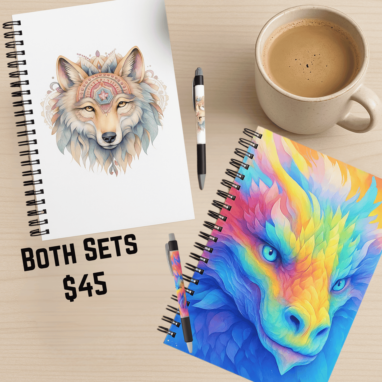 Spirit Wolf Journal & Pen Set (Free Shipping)