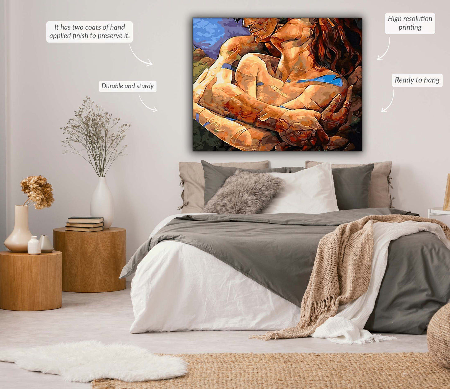 Wall Art Decor - Intimacy-Fine Art Canvas FREE SHIPPING