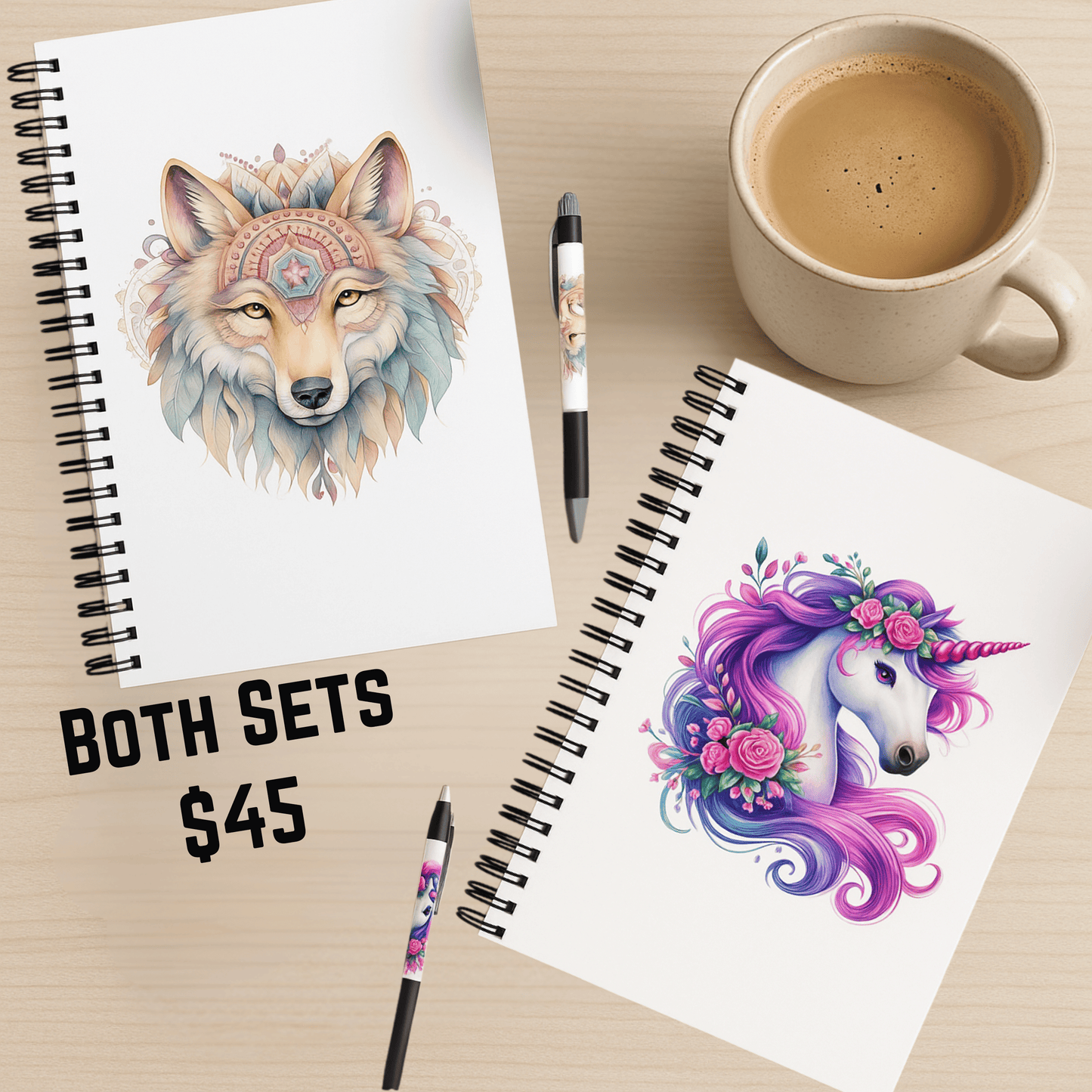 Spirit Wolf Journal & Pen Set (Free Shipping)