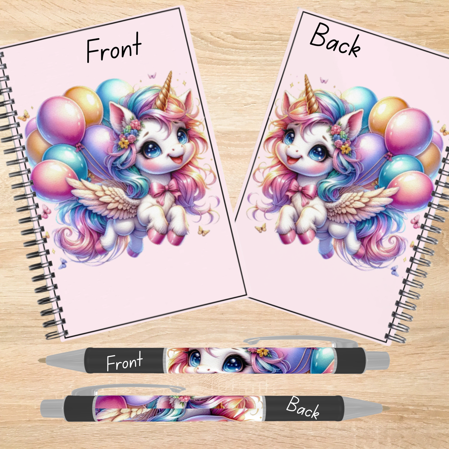 Whimsy Flight Unicorn Journal & Pen Set (Free Shipping)