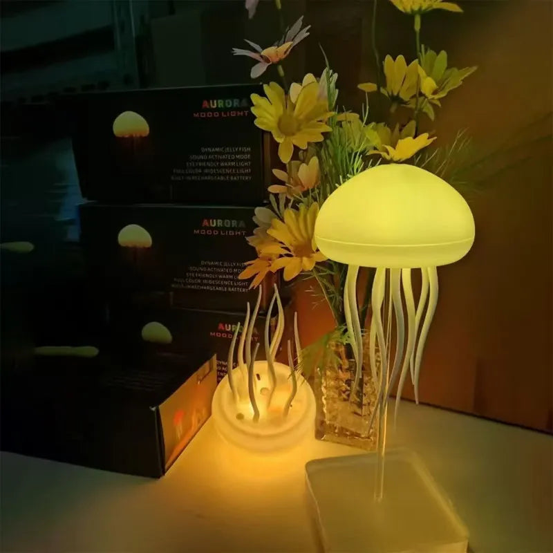 Voice-Controlled Jellyfish LED Night Light