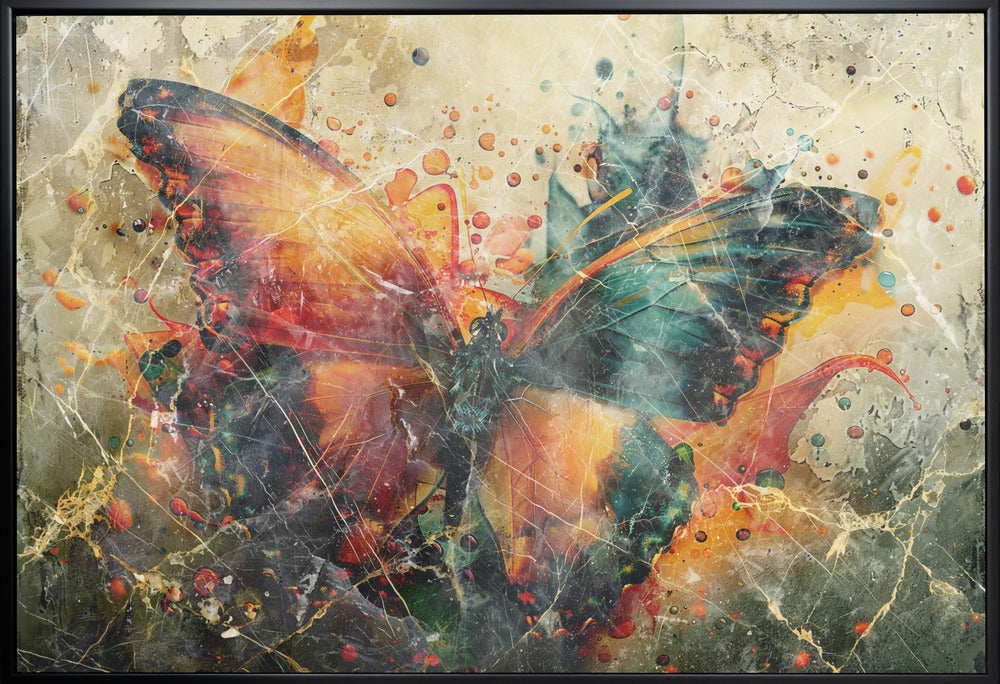 Butterfly Animal Vintage Art Illustration Wallart 04 - FREE SHIPPIING