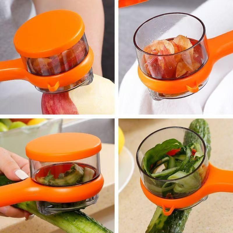 No More Flying Veggie Peels ? We?ve Got a Catcher!