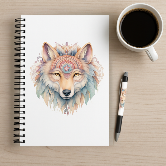 Spirit Wolf Journal & Pen Set (Free Shipping)