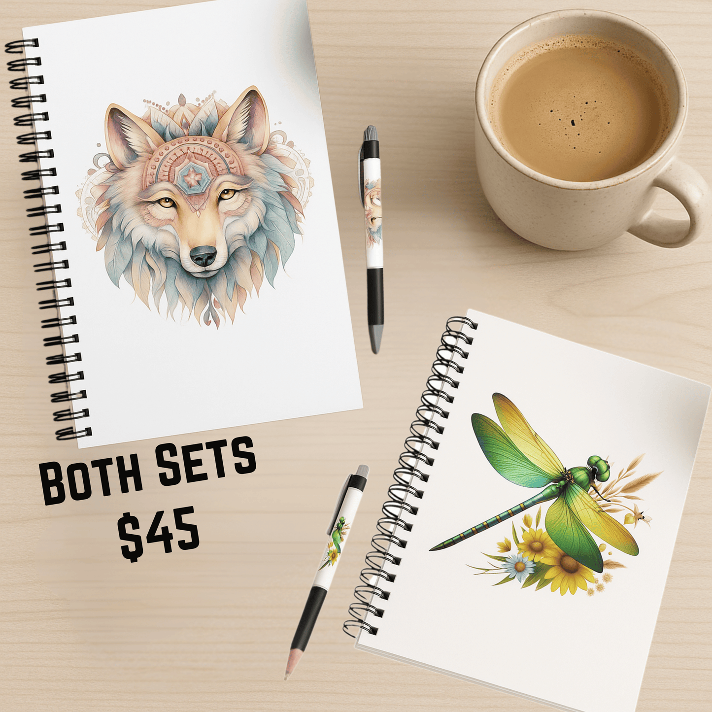 Spirit Wolf Journal & Pen Set (Free Shipping)
