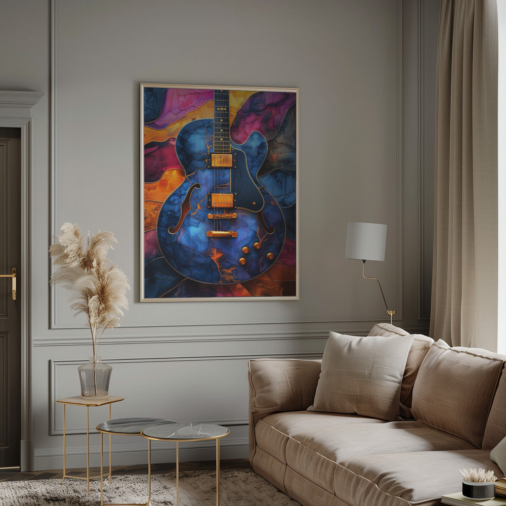 Music Guitar 5 Canvas Print - FREE SHIPPING
