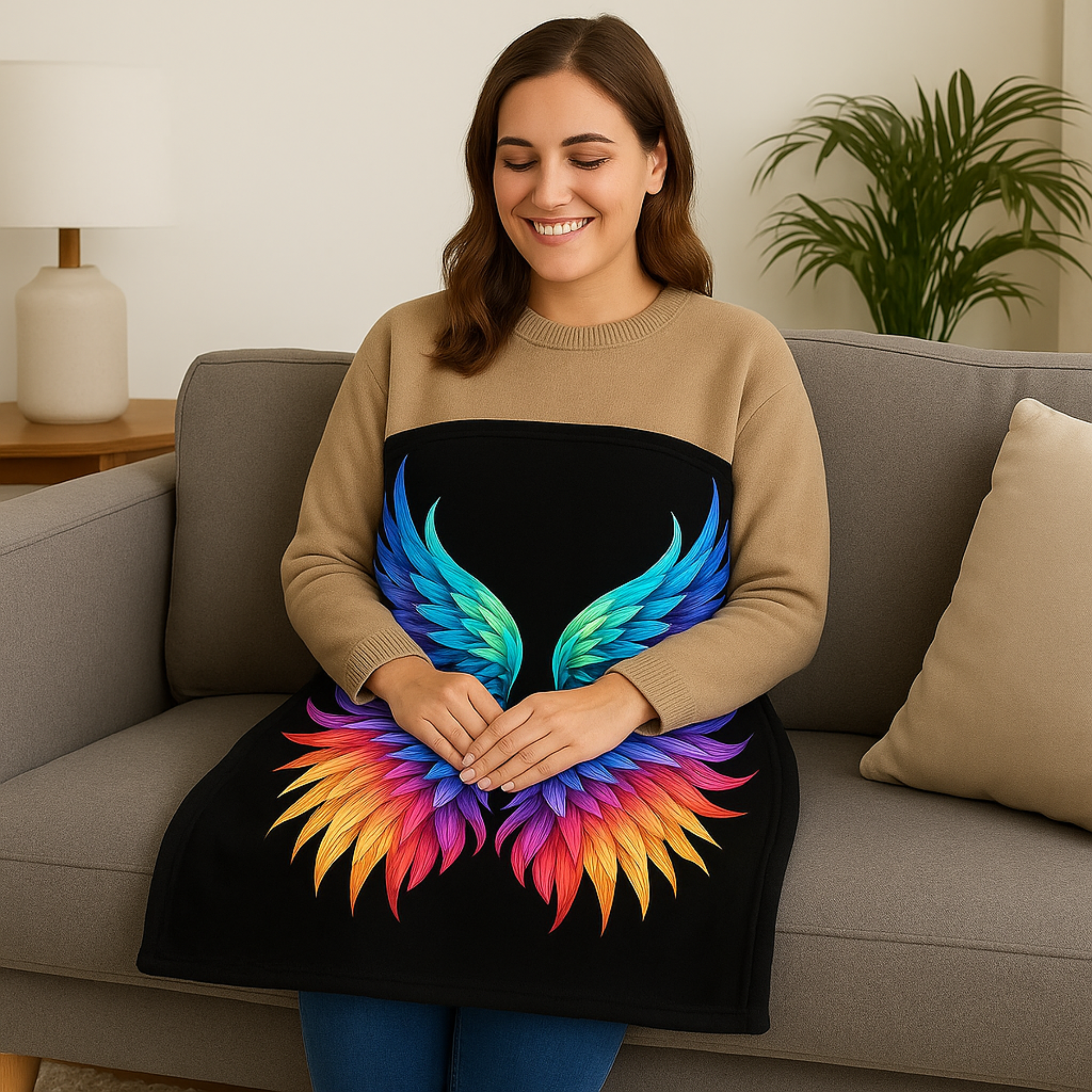 Angel's Wings Throw