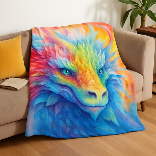 Dragon Guardian Throw Blanket (Free Shipping)