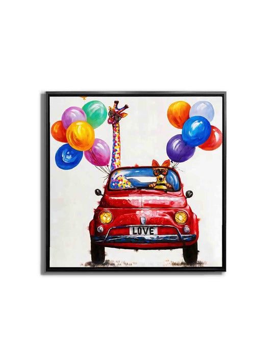 Fun Fun Fun 36" x 36" Fine Art Canvas - FREE SHIPPING