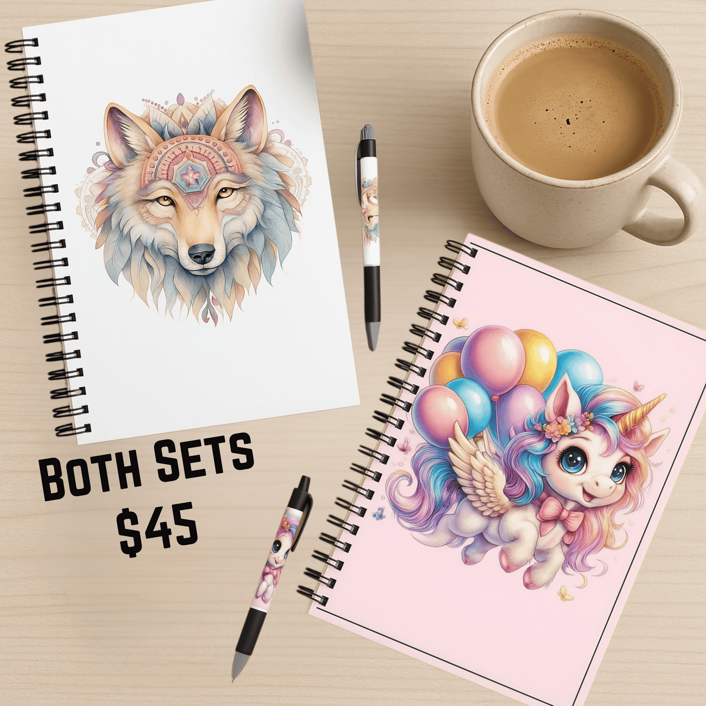 Spirit Wolf Journal & Pen Set (Free Shipping)