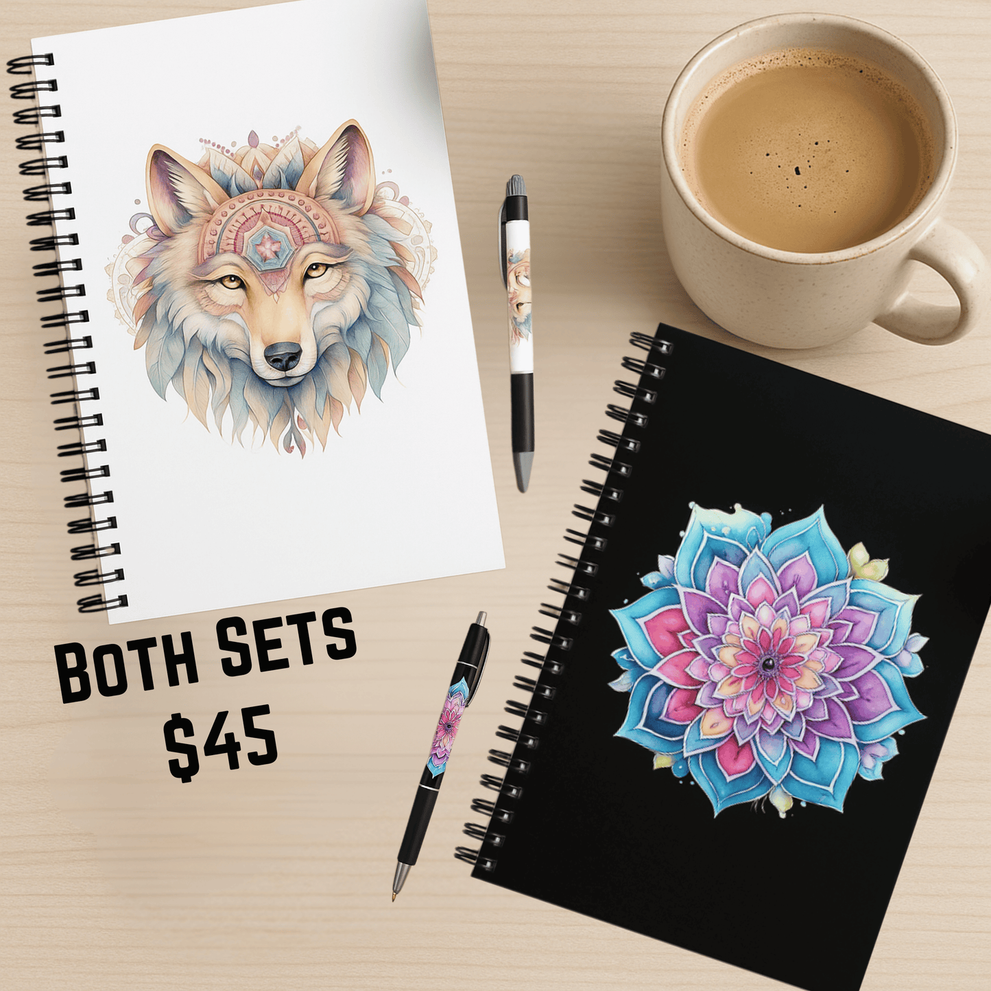 Spirit Wolf Journal & Pen Set (Free Shipping)
