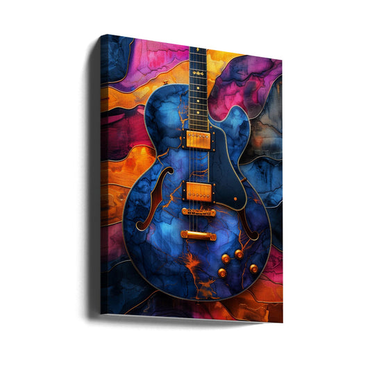 Music Guitar 5 Canvas Print - FREE SHIPPING