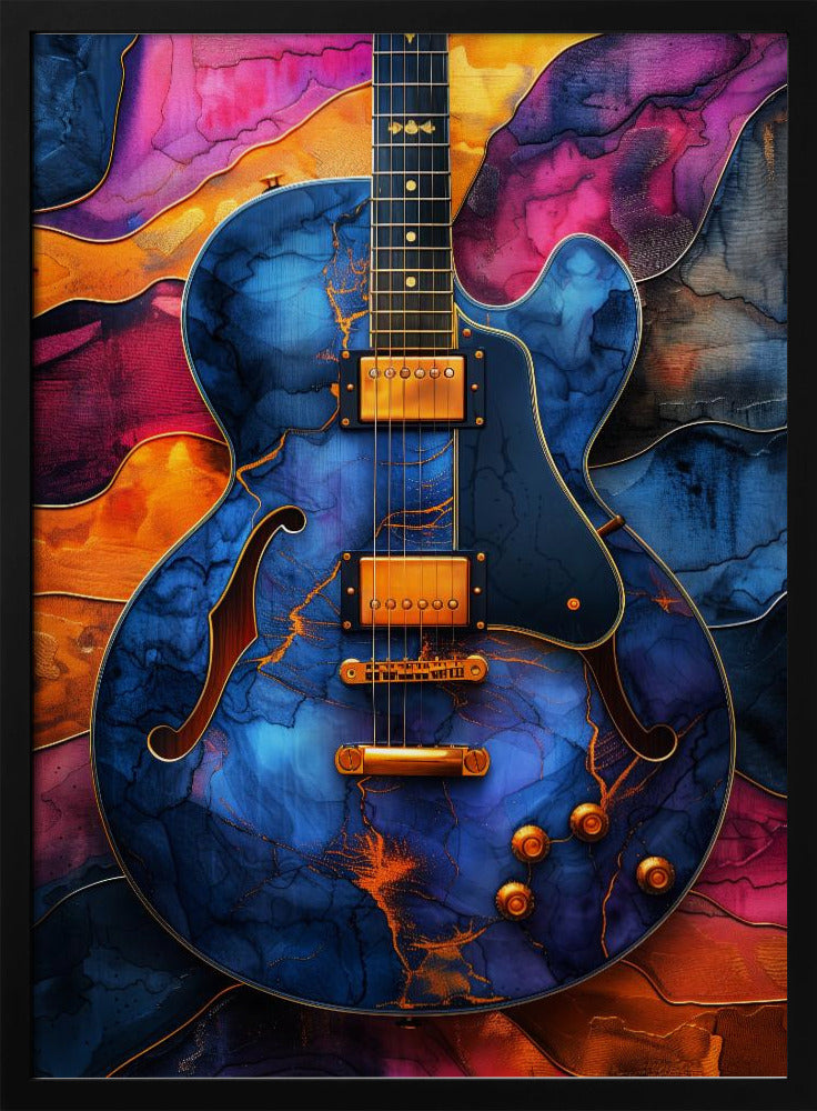 Music Guitar 5 Canvas Print - FREE SHIPPING