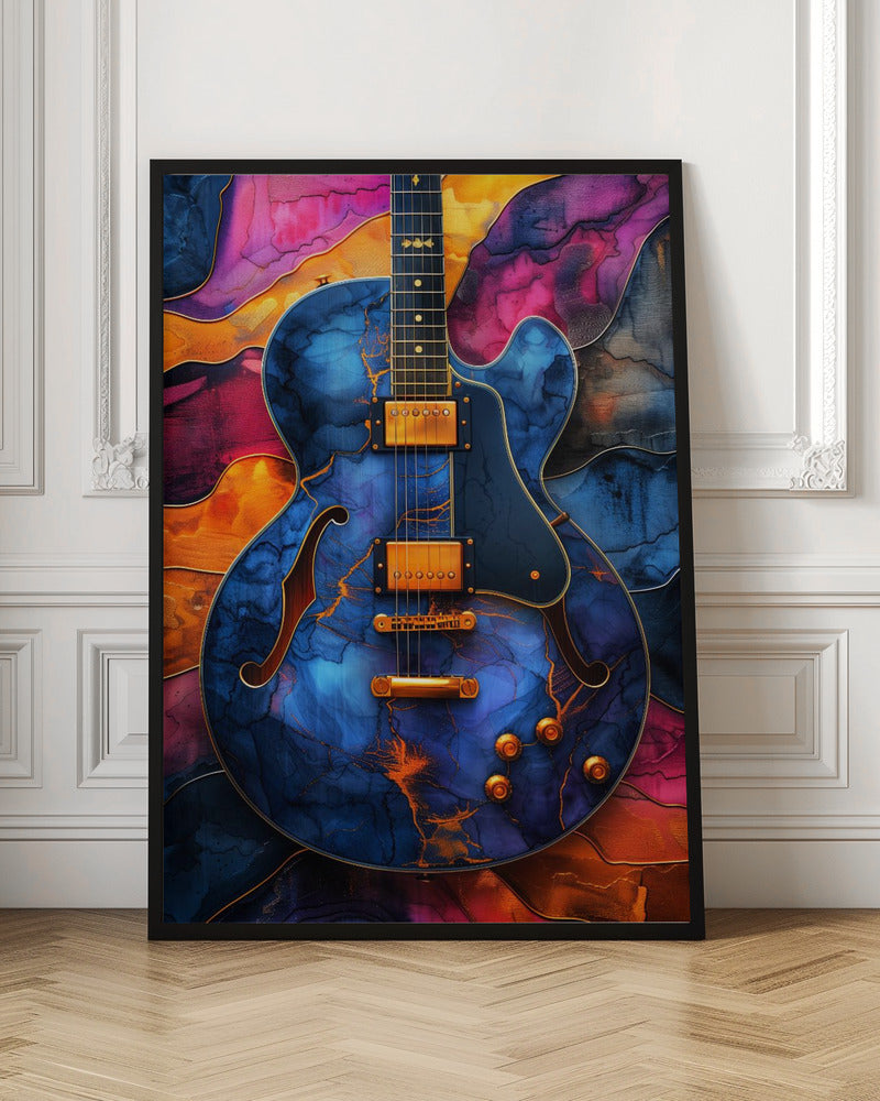 Music Guitar 5 Canvas Print - FREE SHIPPING